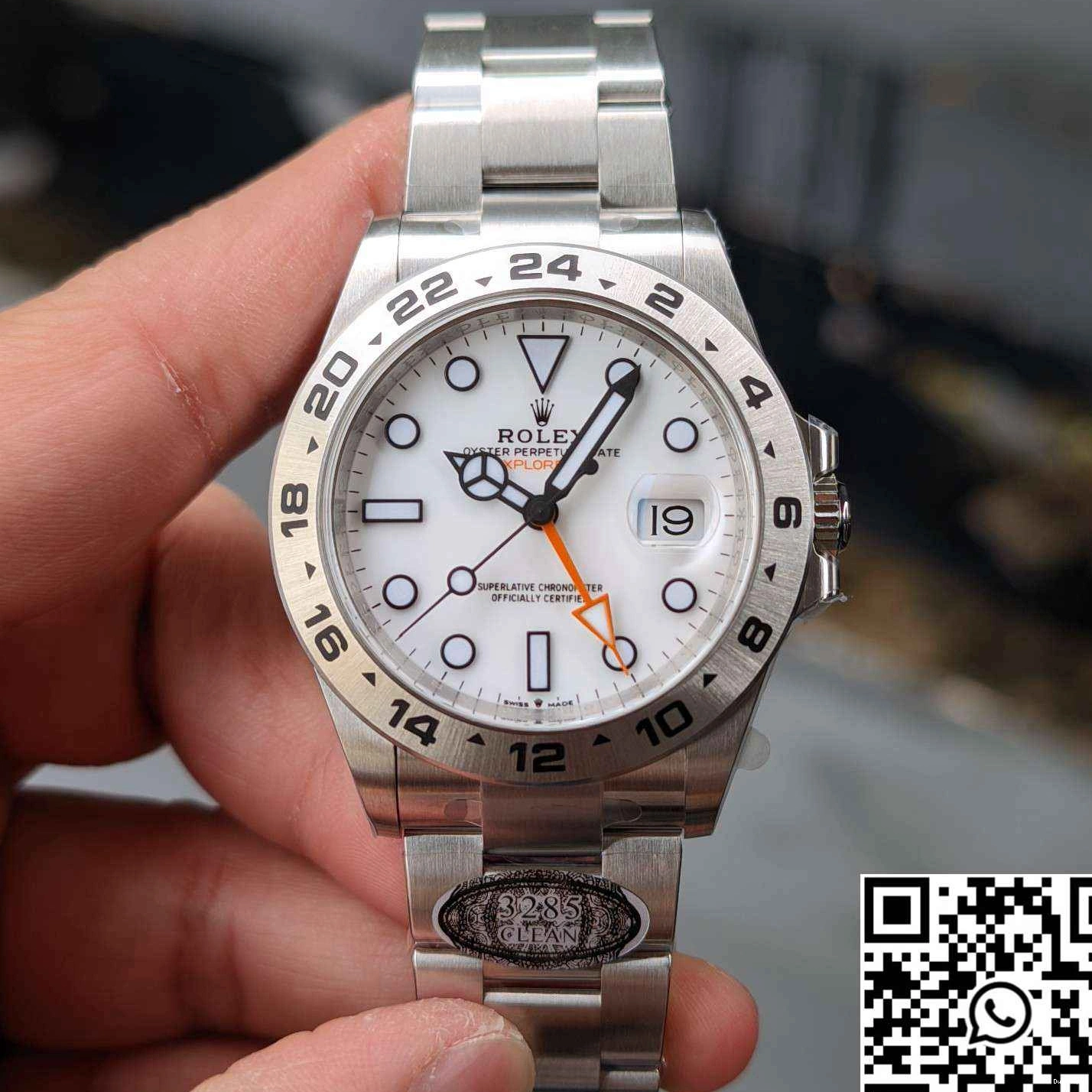 Stainless Steel M226570-0001 Factory Dial White Rolex Clean Explorer 0509